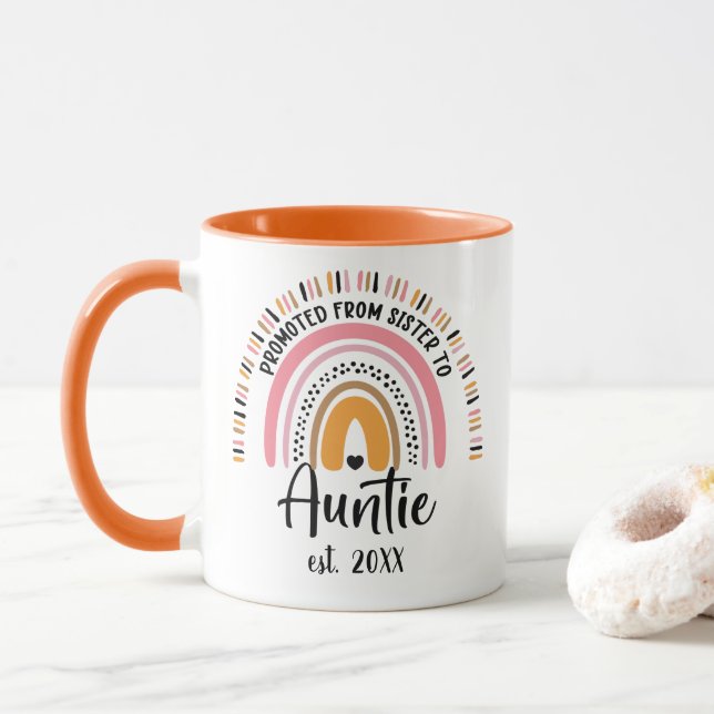 Caneca Promovido da Irmã à Tia, Revelação de Gravidez (Com Donut)