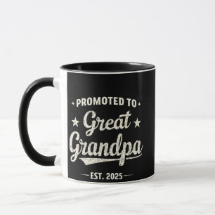 Caneca Promovido para o presente da família Vovô 2025 Exc