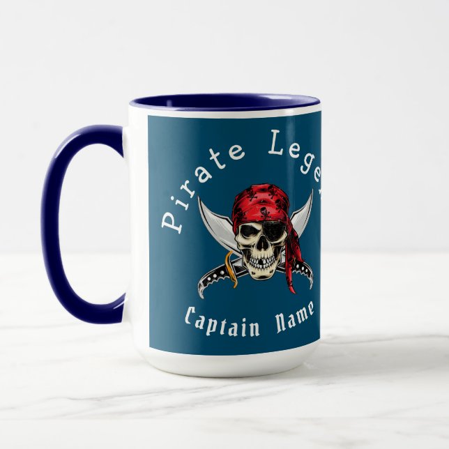 Caneca Pronta para uma Mug Pirata de Aventura (Esquerda)