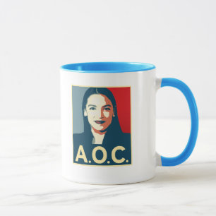 Caneca Propaganda 2024 de AOC