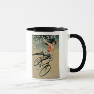 Caneca Propaganda de poster de "La Francaise Societe",