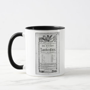 Caneca Propaganda do poster do ` o Flute mágico