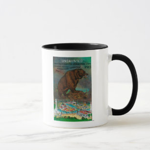 Caneca Propaganda internacional pacífica da expo de
