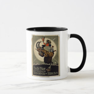 Caneca Propaganda para 'a cerveja de cerveja preta forte