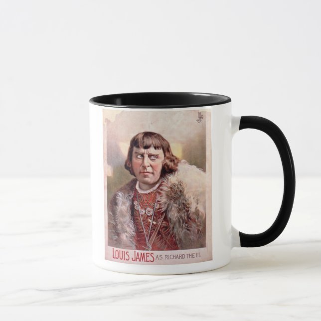 Caneca Propaganda para "Louis James como Richard III" (co (Direita)