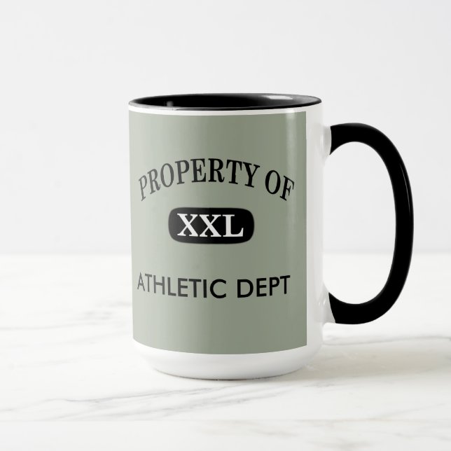 Caneca Propriedade de XXL Seu Nome (Direita)