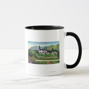 Caneca Propriedades de Capilano que mostram o clube de