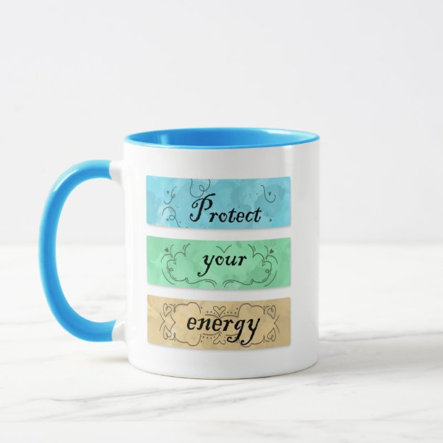 Caneca Protect Your Energy Mug (Esquerda)