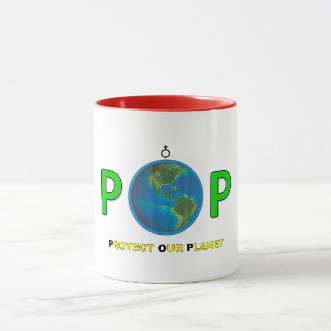 CANECA PROTEGER A NOSSA LÂMPADA DO PLANETA (Centro)