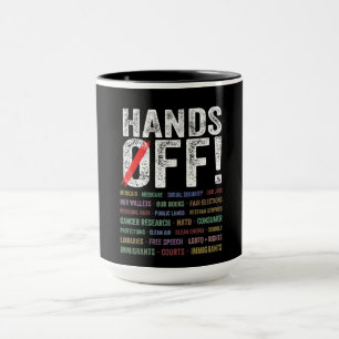 Caneca Protesto de Mãos