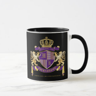 Caneca Lance - letra L crest - nome laranja que significa