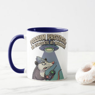 Caneca Protocolo Possum: Evacuamos À Noite