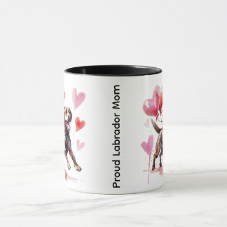 Caneca Proud Labrador Mom Mug | Valentine's Day Dog Mom G