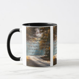 Caneca Proverbs 4:25-27 KJV Bíblia Verso Pic Dois Tons