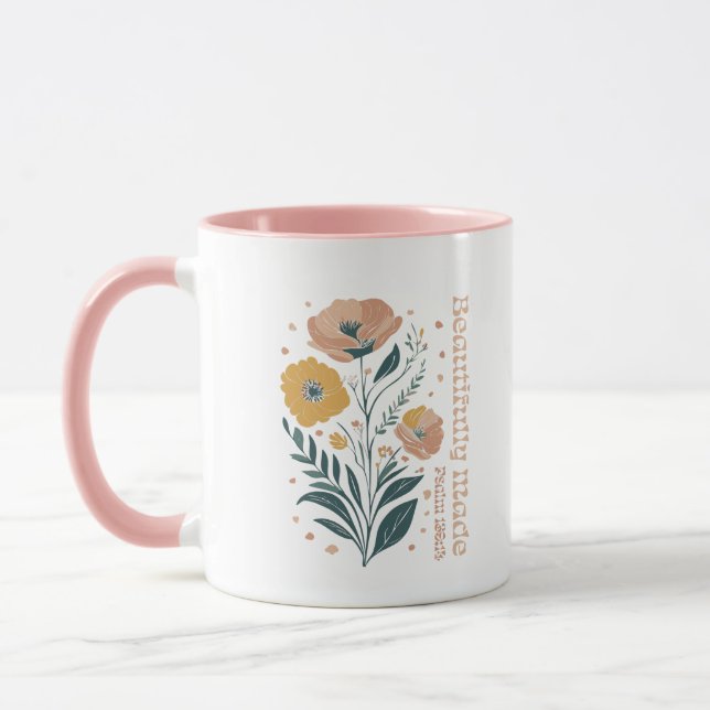 Caneca Psalm Boho Christian Inspirationa (Esquerda)