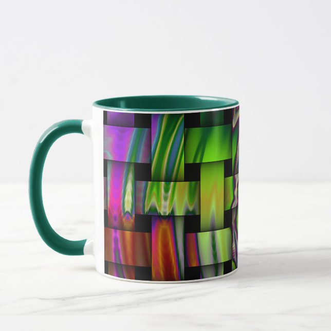 Caneca Psicodélica Cama Cerâmica (Esquerda)