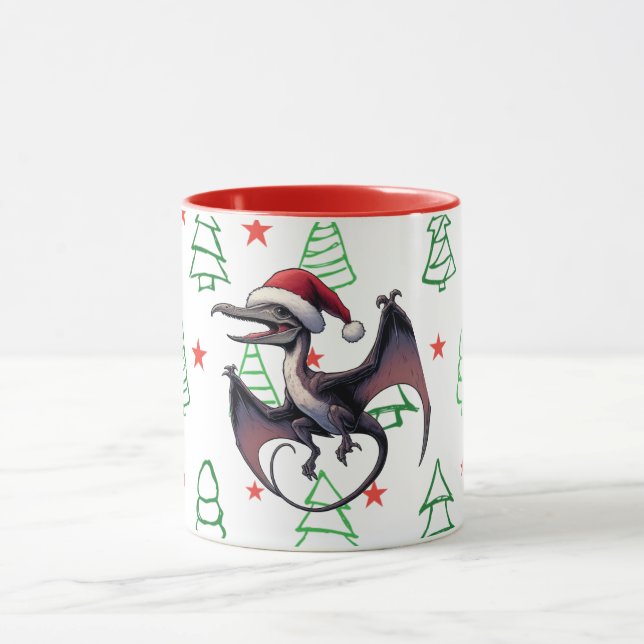 Caneca Pterodactyl de Natal (Centro)