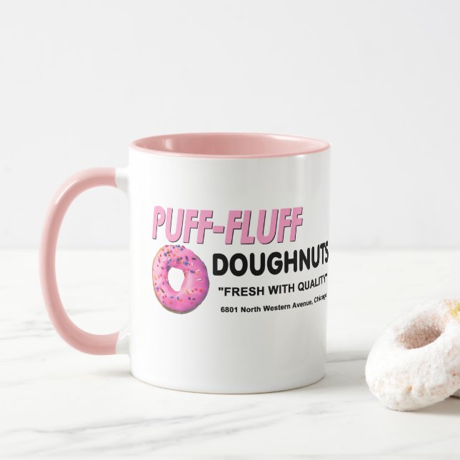 Caneca Puff Fluff Doughnut (Com Donut)