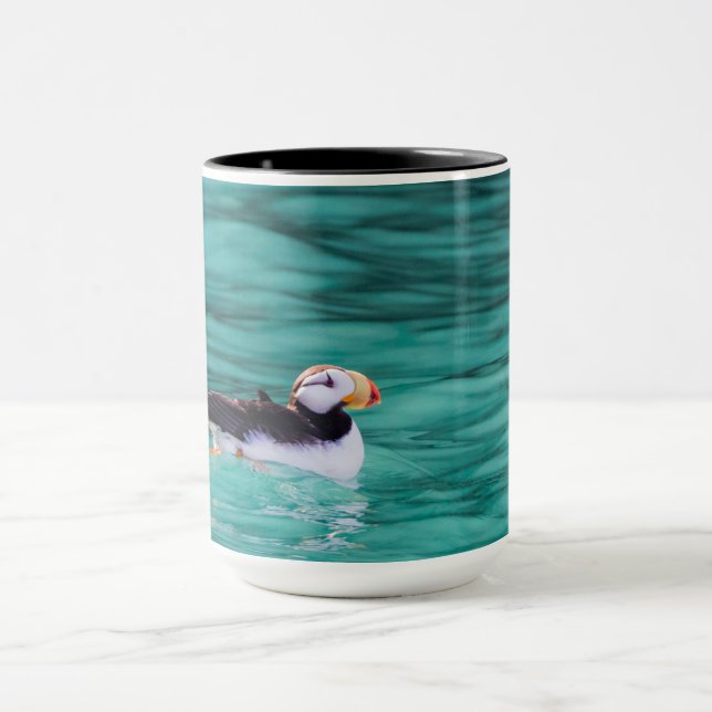 Caneca Puffin In Resurrection Bay, Alaska (Centro)
