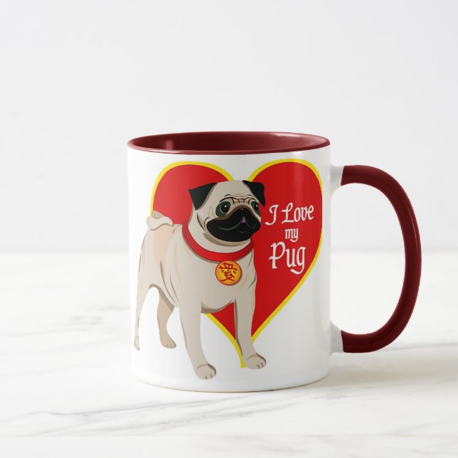 Caneca Pug (Direita)
