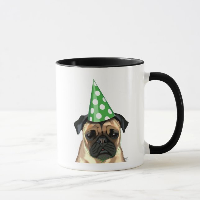 Caneca Pug 2 da festa (Direita)