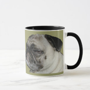 Caneca Pug Acordar Up Mug