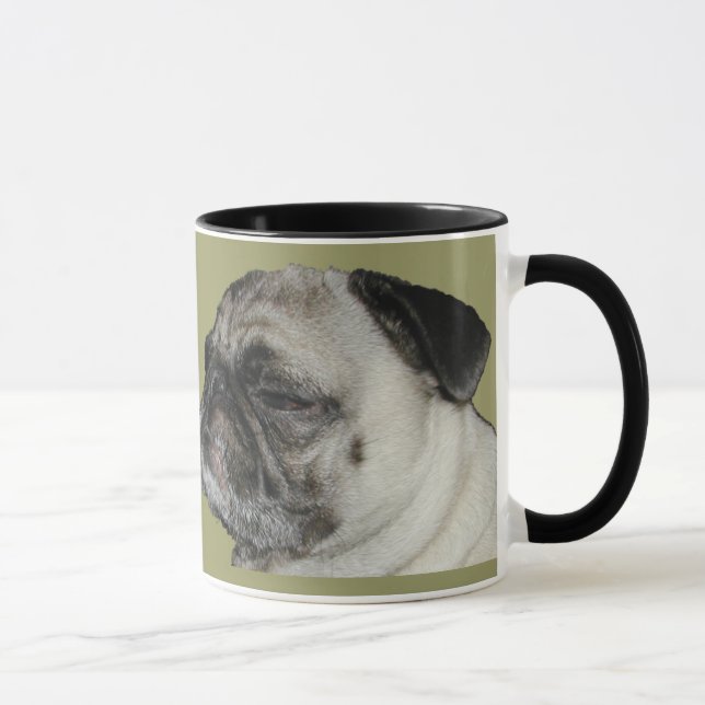 Caneca Pug Acordar Up Mug (Direita)