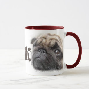 Caneca Pug-aholic