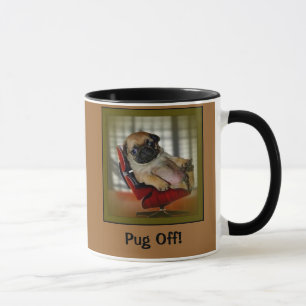 Caneca Pug fora!