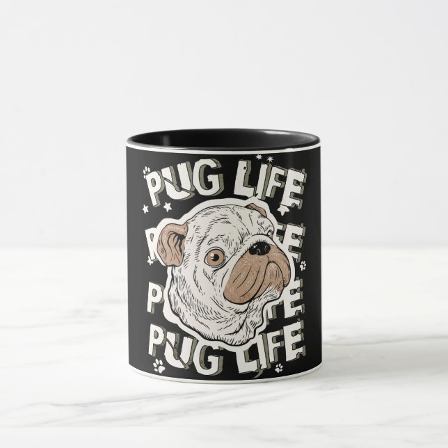 Caneca Pug Life Animal og (Centro)