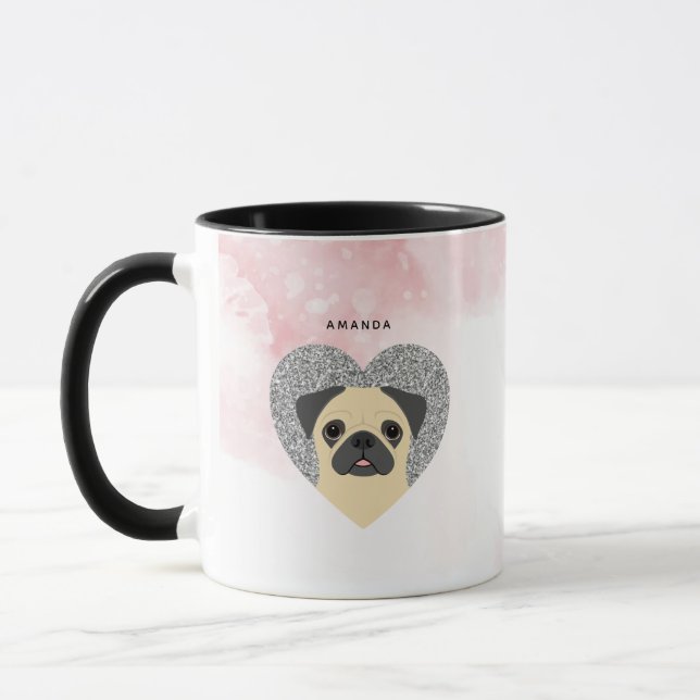 Caneca Pug Mugs (Esquerda)
