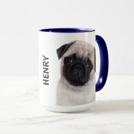 Caneca Pug Personalizado Mug