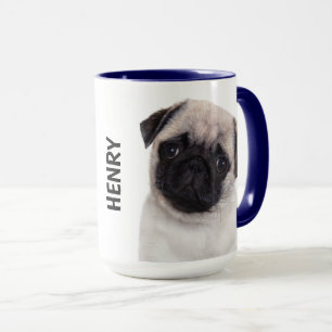 Caneca Pug Personalizado Mug