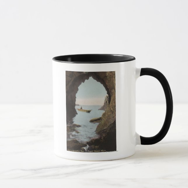 Caneca Puget Sound, WA - Caverna em engano (Direita)
