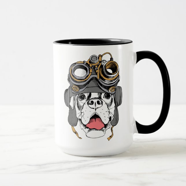 Caneca Pugilista de Steampunk (Direita)