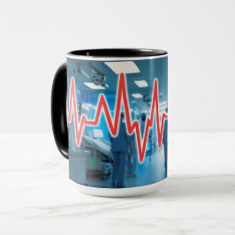 Caneca Pulsação de um Hospital