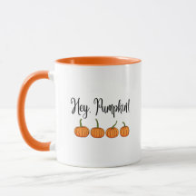 Pumpkin Color Combo Mug