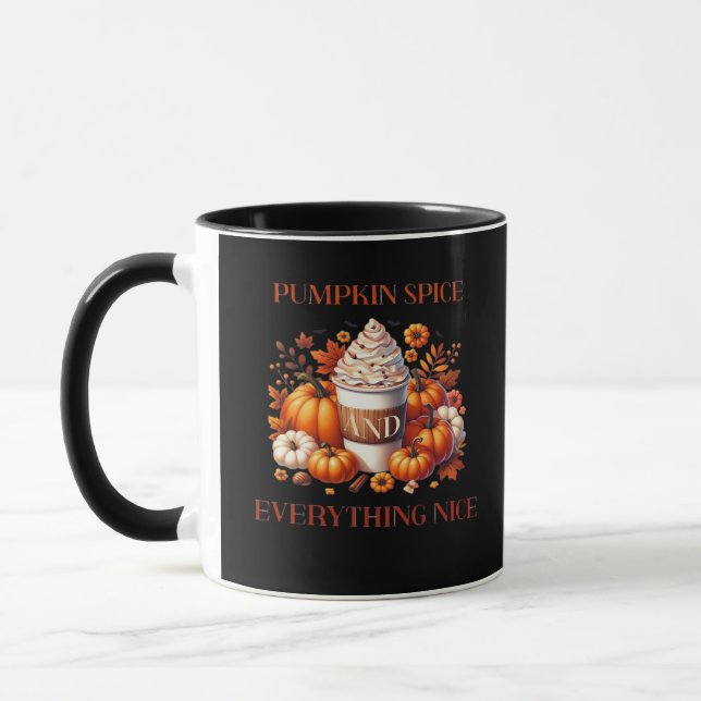 Caneca Pumpkin Fall Spice E Tudo Muito Bem (Esquerda)