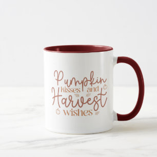 Caneca Pumpkin Kisses e Eixos de Colheita