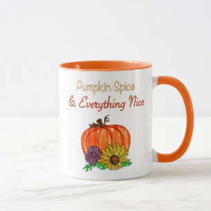 Caneca Pumpkin Spice e tudo o que é bonito