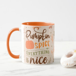 Caneca Pumpkin Spice e tudo o que é bonito