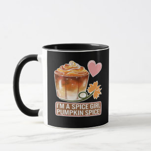 Caneca Pumpkin Spice Girl Fall Sticker