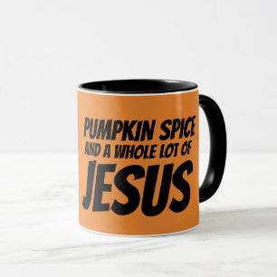 Caneca PUMPKIN SPICE & JESUS Christian Coffee Mgs