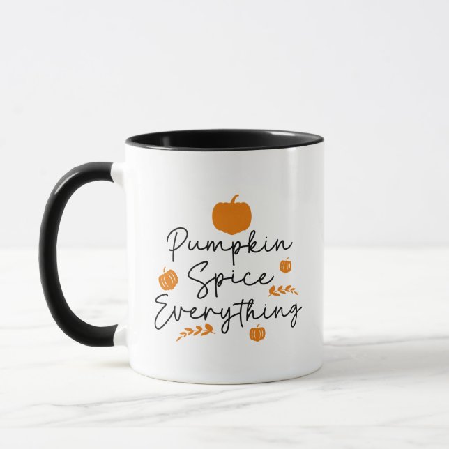 Caneca Pumpkin Spice Tudo (Esquerda)