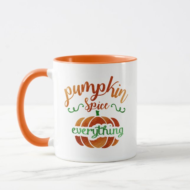 Caneca Pumpkin Spice Tudo (Esquerda)