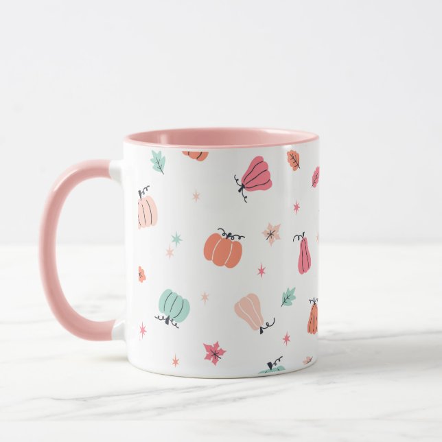 Caneca Pumpkins fofo Pumpkins Café Mug Rosa (Esquerda)