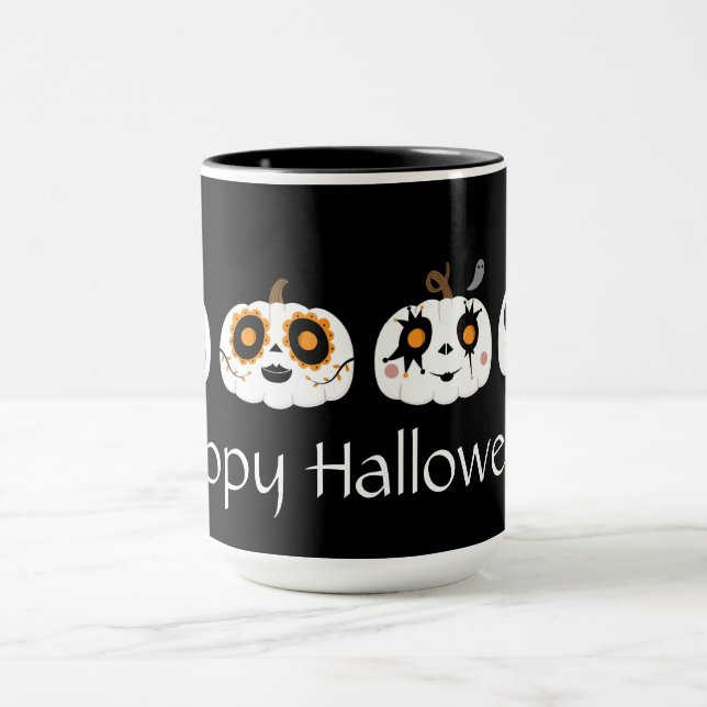 Caneca Pumpkins Mug Bonito de Halloween (Centro)