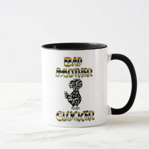 Caneca Punição engraçada de galinha Mãe Clucker ruim 