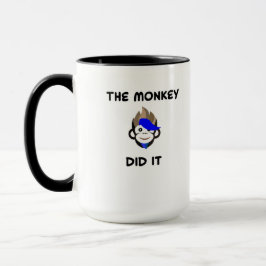 Caneca Punk Macaco O macaco fez Mug