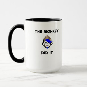 Caneca Punk Macaco O macaco fez Mug